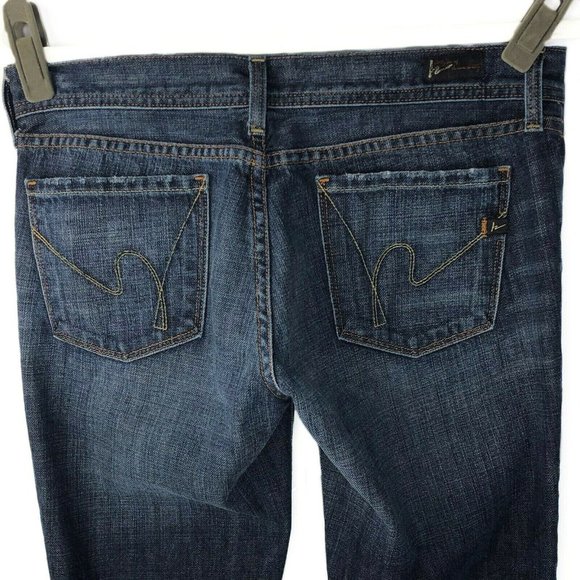 COH Ingrid Low Waist Flare Jeans 29 Distressed - Picture 1 of 10